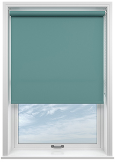 Trinity (Blackout), Panorama Blue - Roller Blind